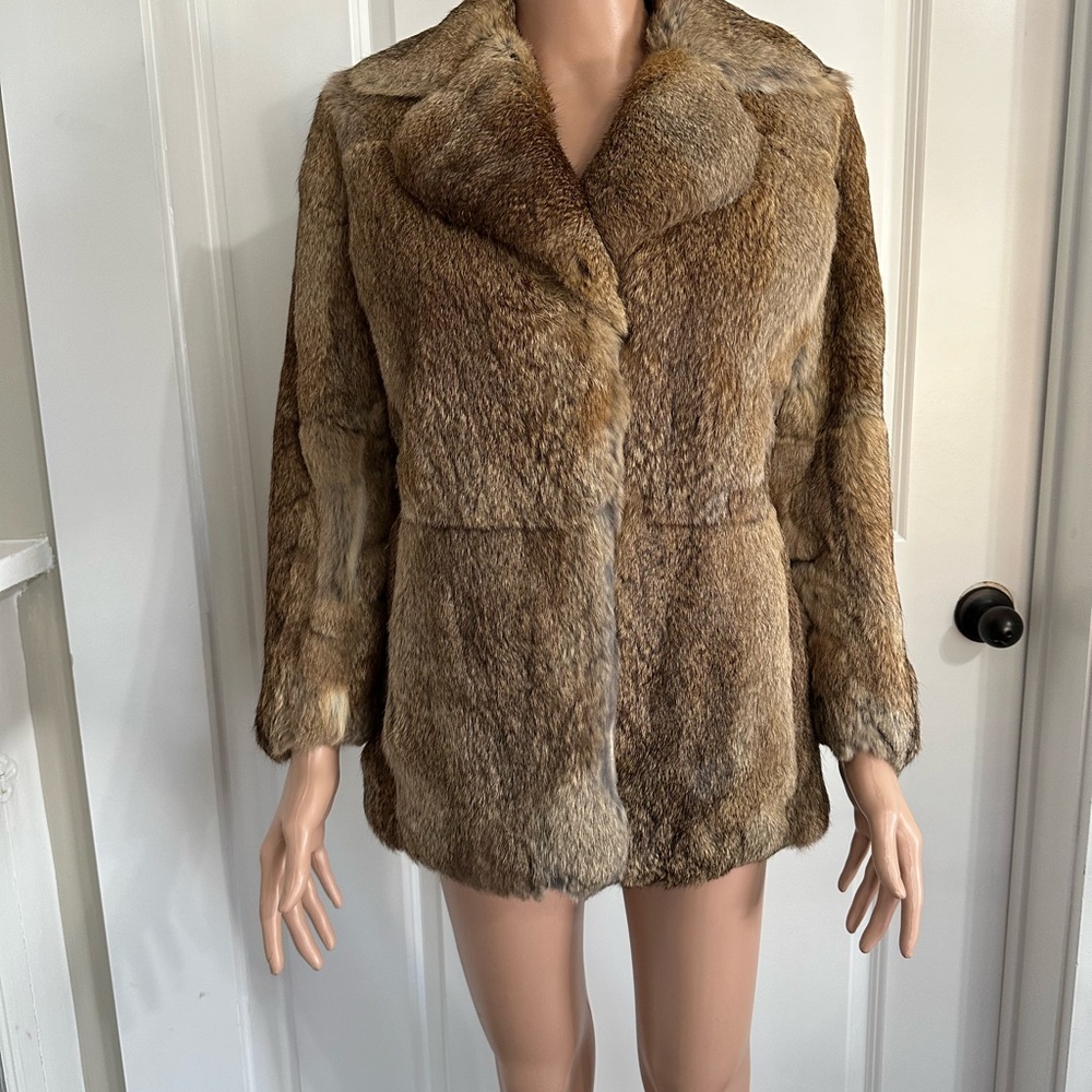 Vintage Mongolian Rabbit Fur Coat *Read Carefully*